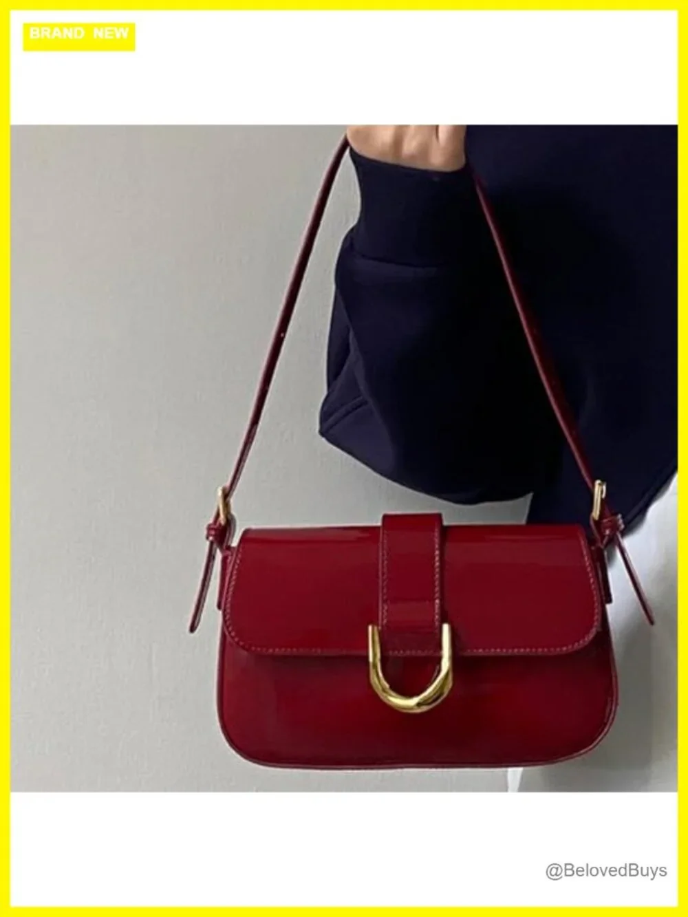 PU Leather Hobo Crossbody Shoulder Bag with Zipper Closure